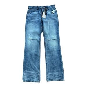 PRPS Barracuda Relaxed Fit Jeans Mens 34 Blue Distressed NWT $248